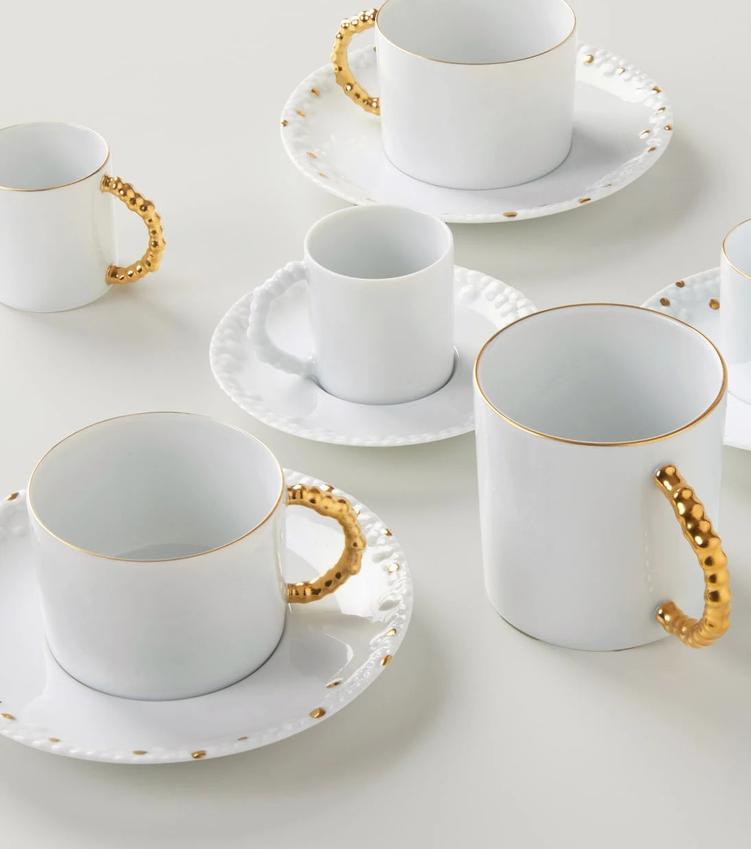 L'Objet - Haas Mojave set of 6 espresso cups and saucers