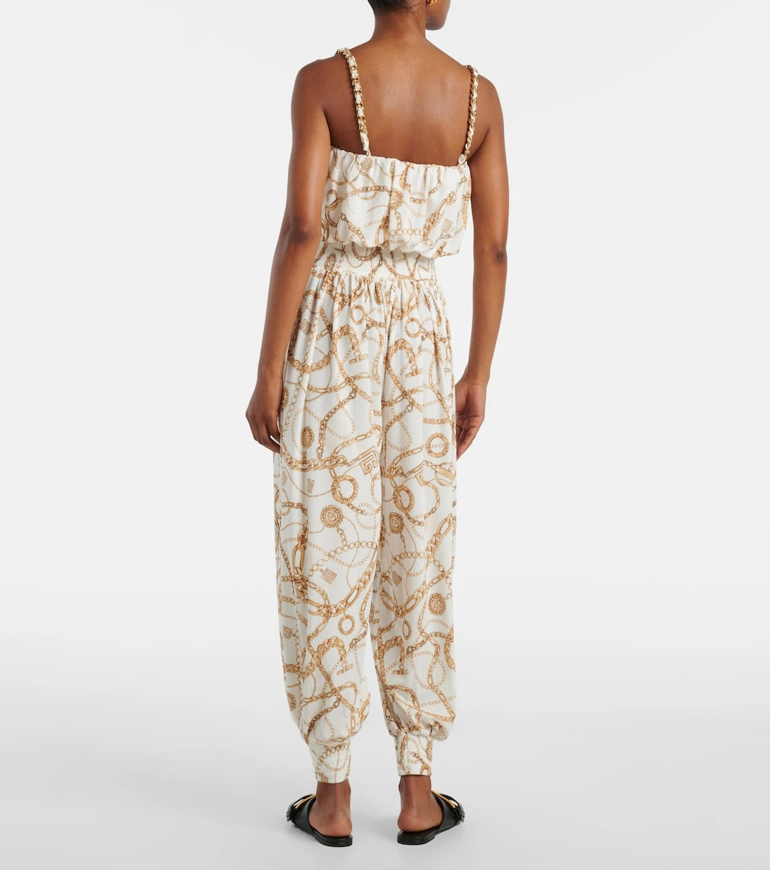 Balmain - Chain printed jumpsuit