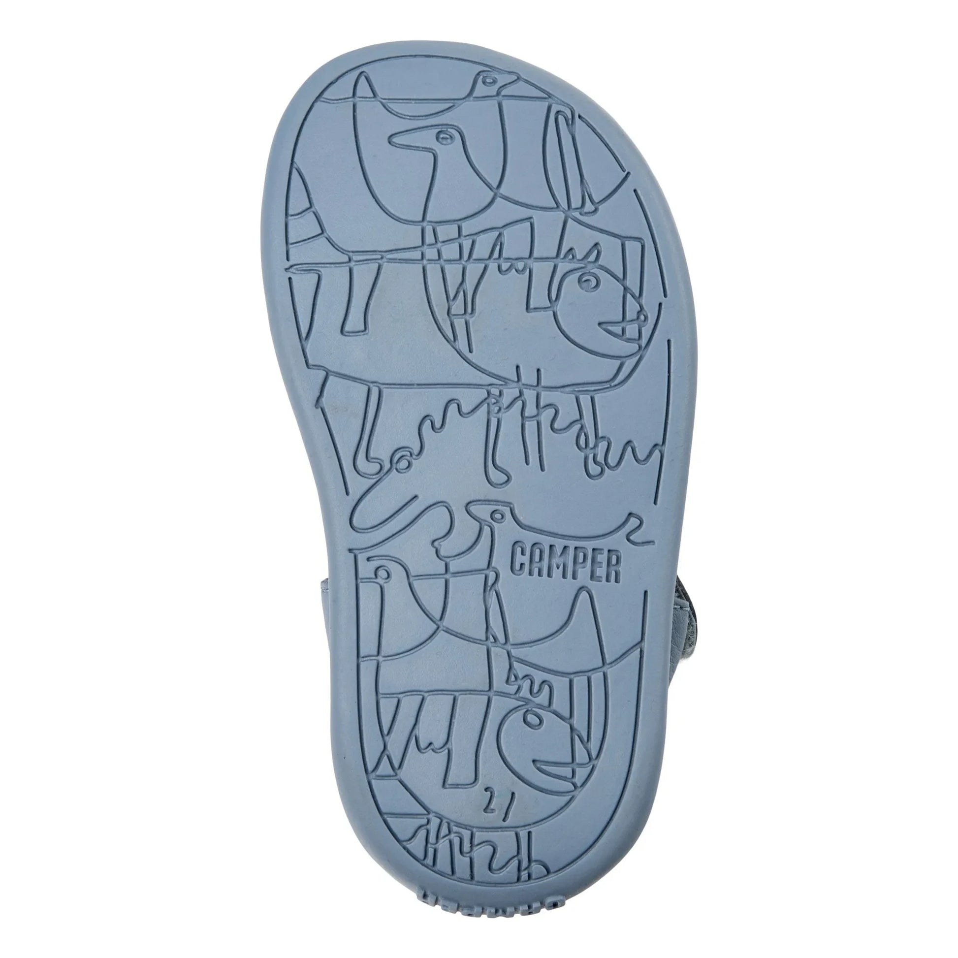 Camper - Bicho Colorblock Baby Sandals | Blue