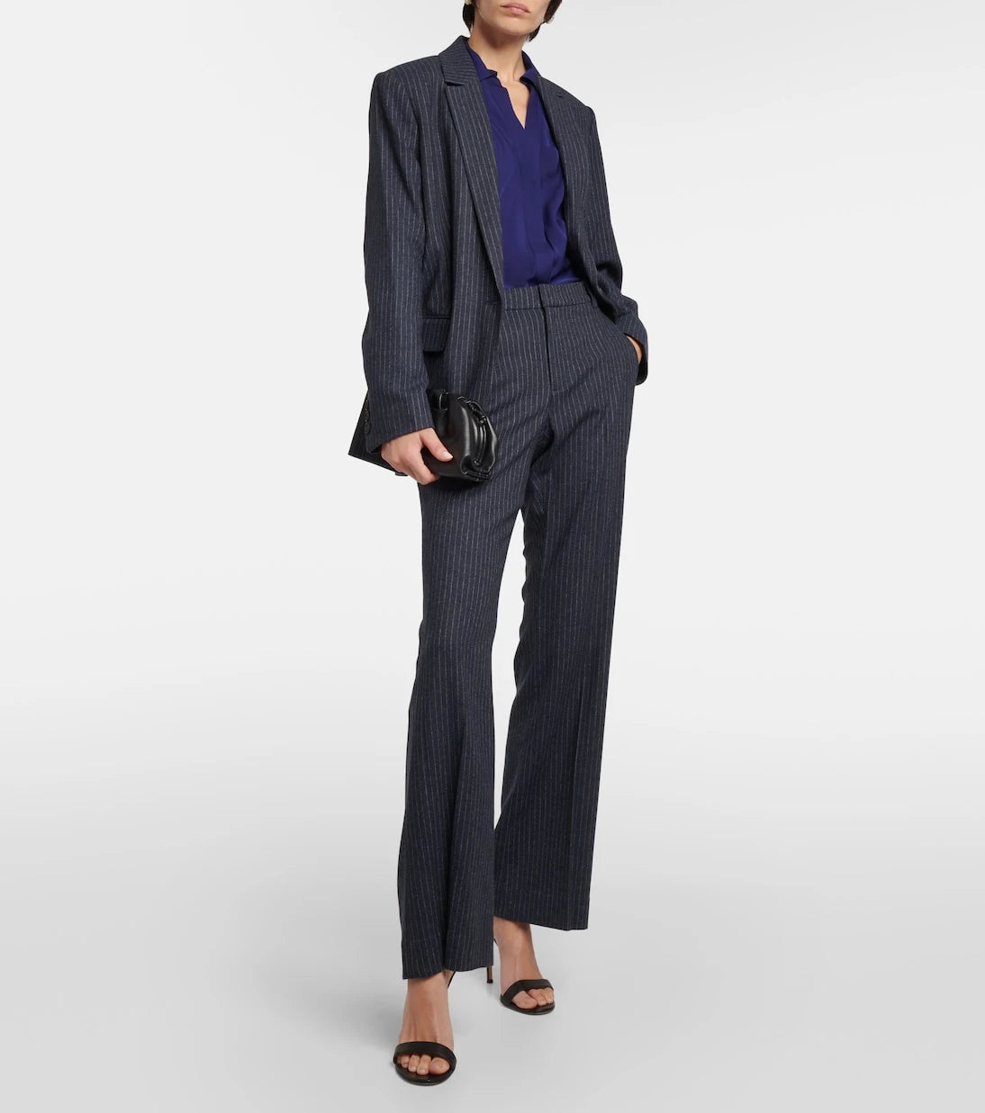 Vince - Pinstripe flannel straight pants