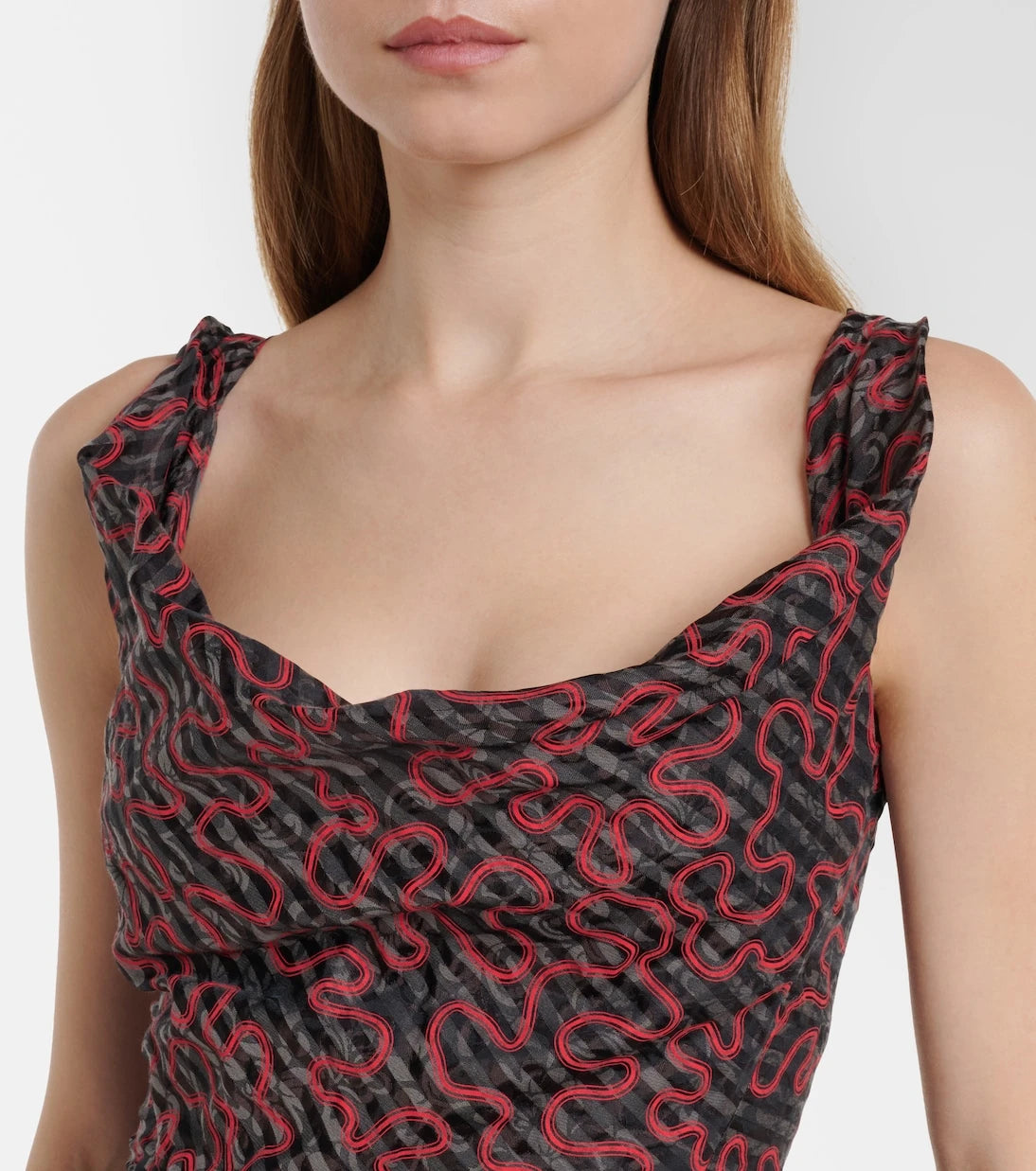 Vivienne Westwood - Panther printed midi dress