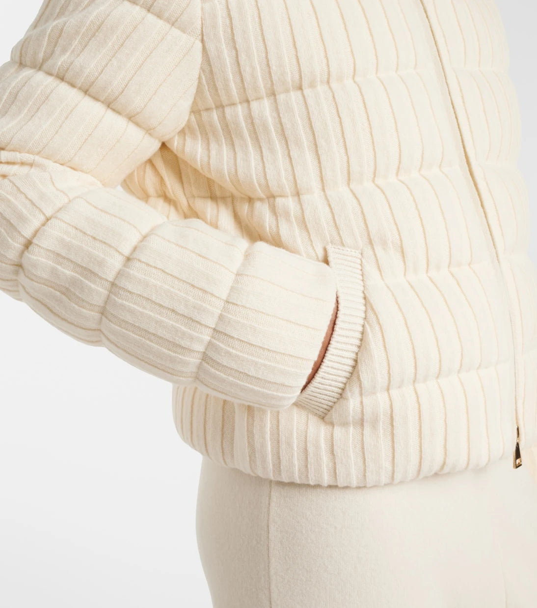 Moncler - Wool and cashmere down jacket