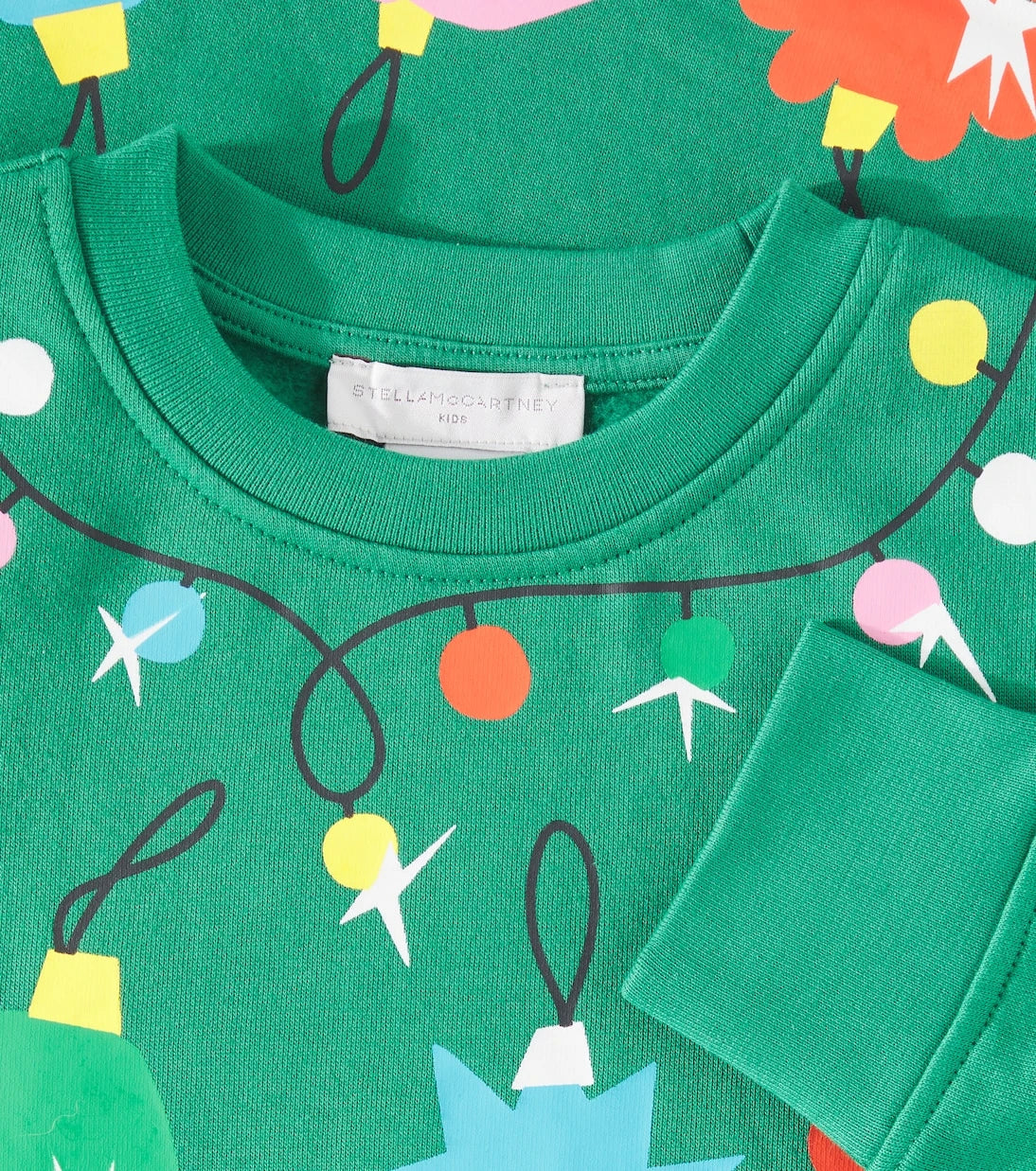 Stella McCartney Kids - Printed cotton fleece dress