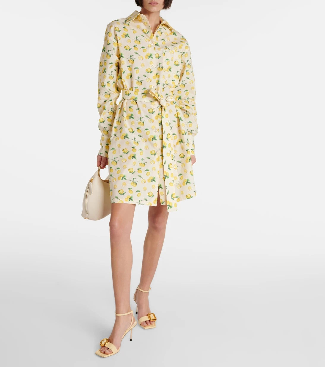 Sportmax - Boero printed cotton shirt dress