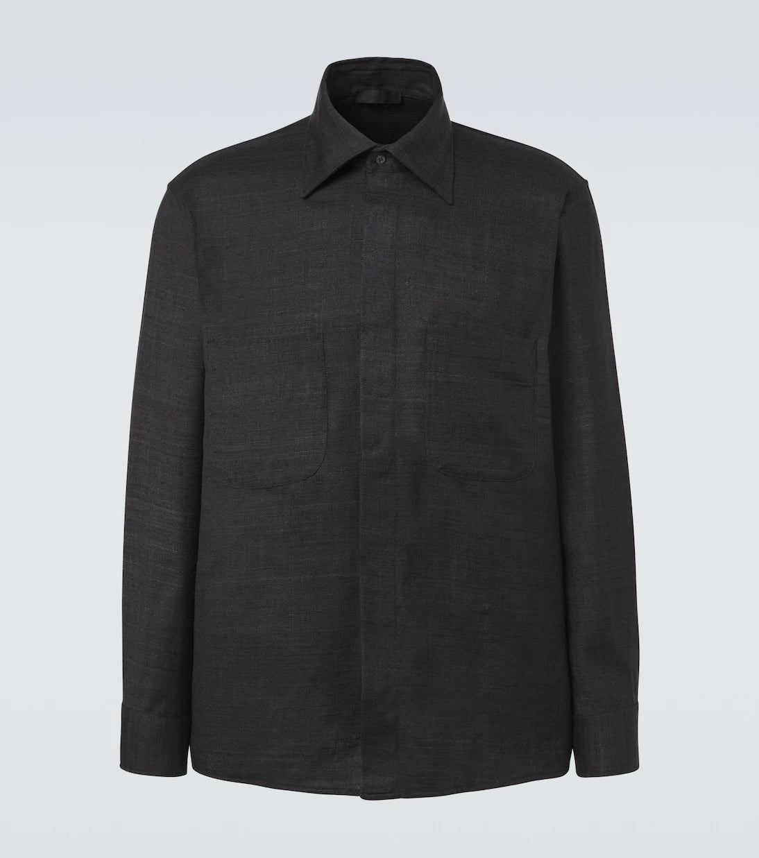 Saman Amel - Regis silk shirt jacket
