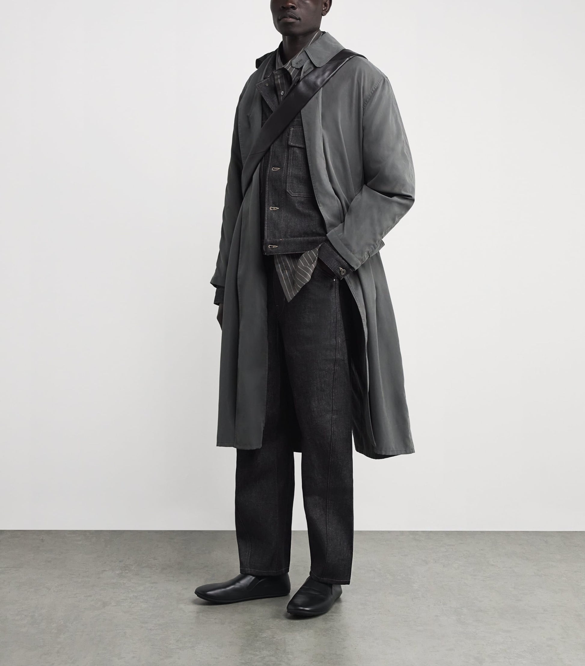 Navy Trucker Denim Jacket