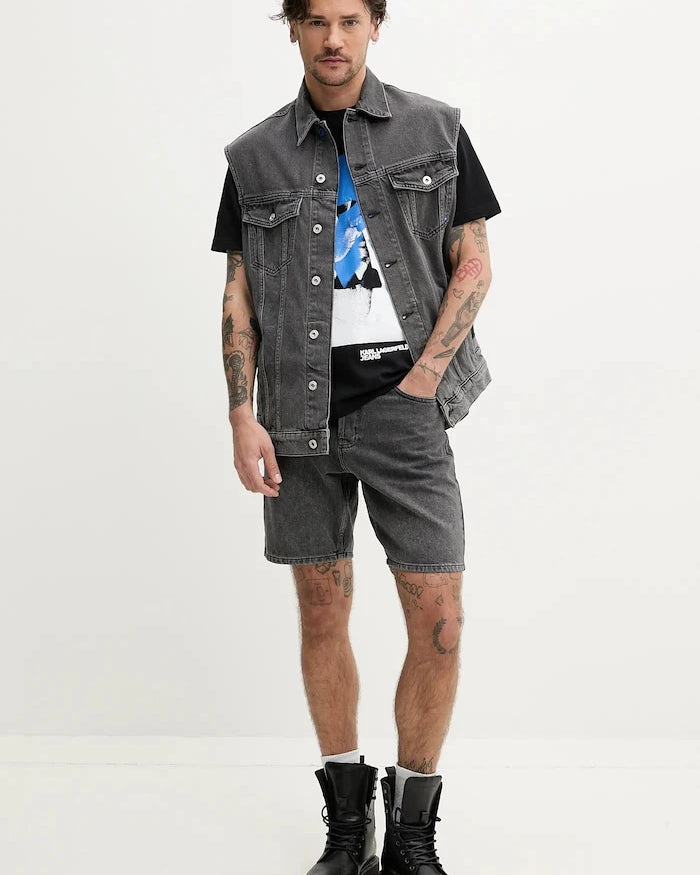 Karl Lagerfeld Jeans Kot Yelek