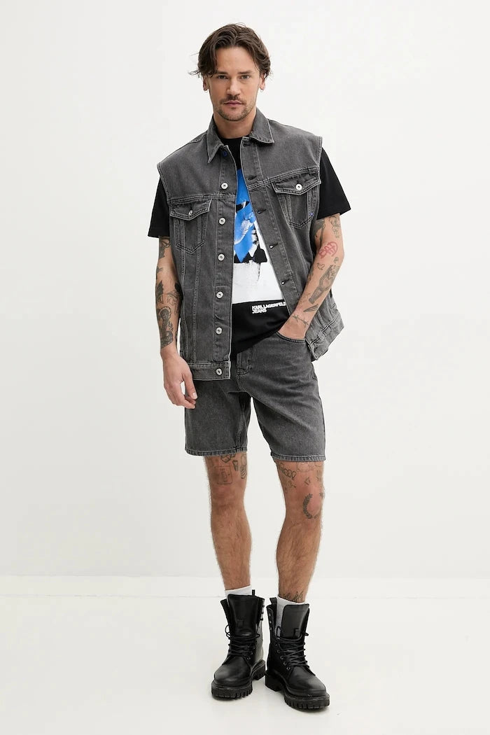 Karl Lagerfeld Jeans Kot Yelek