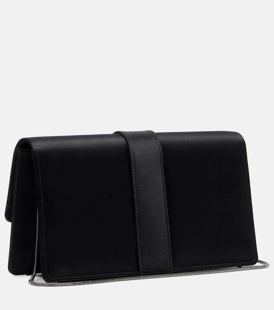 Manolo Blahnik - Capri embellished satin clutch
