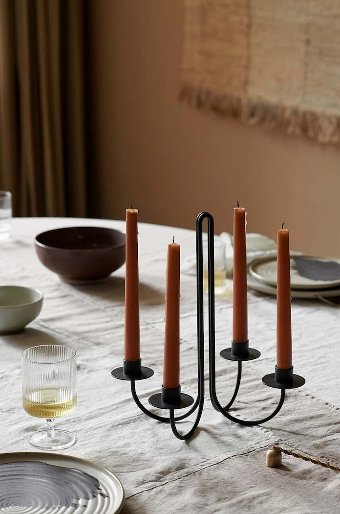 Декоративен свещник ferm LIVING Sway