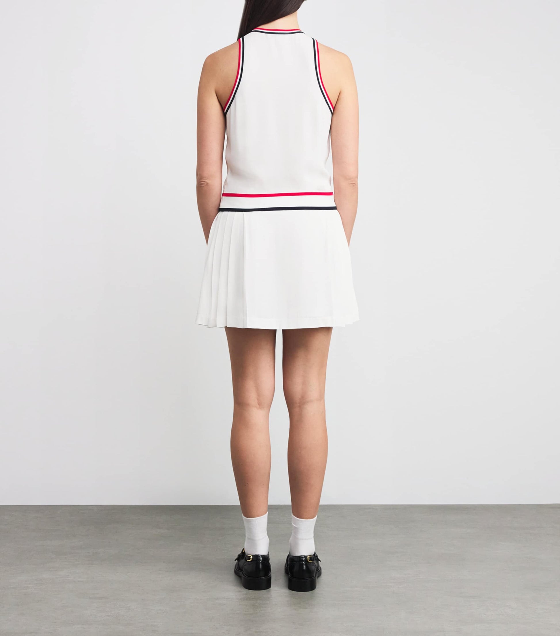 Sporty & Rich White Phoebe Tennis Dress