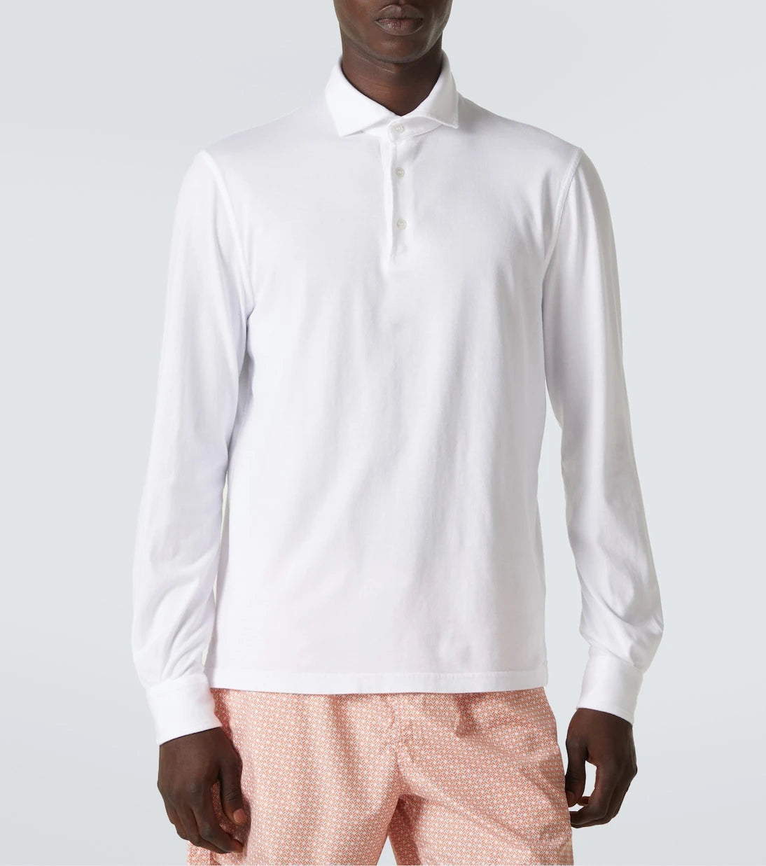 Fedeli - Zero cotton jersey polo shirt