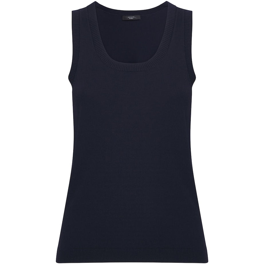 Weekend Max Mara Blue Knitted Tank Top