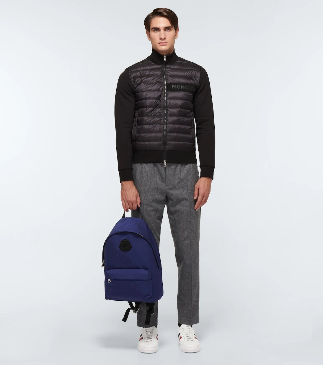Moncler - New Monaco leather sneakers