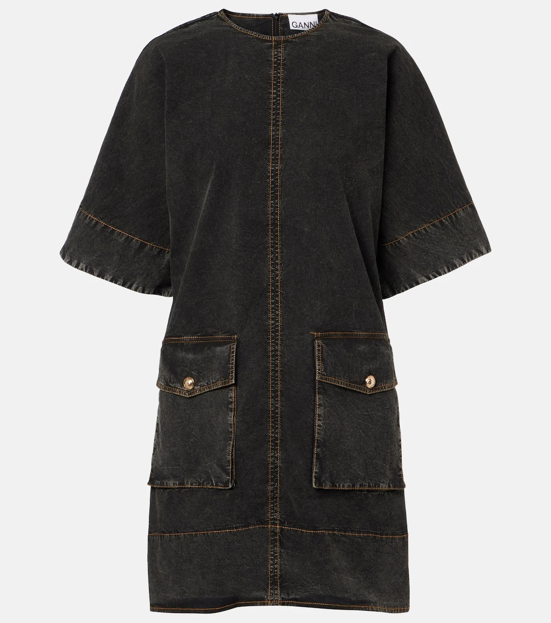Ganni - Denim minidress