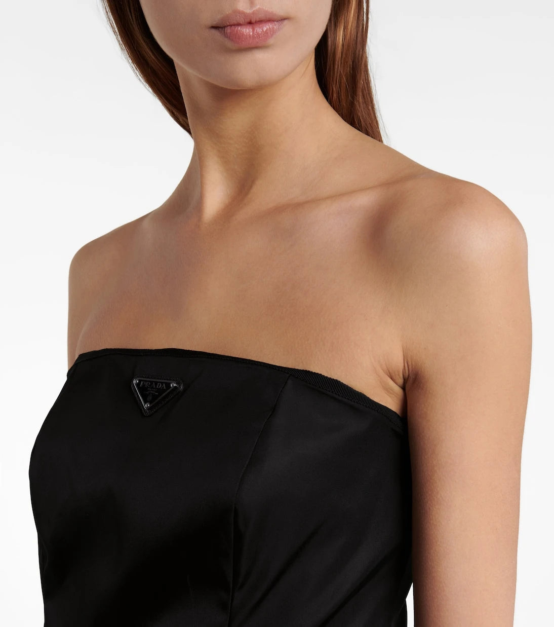Prada - Re-Nylon gabardine midi dress