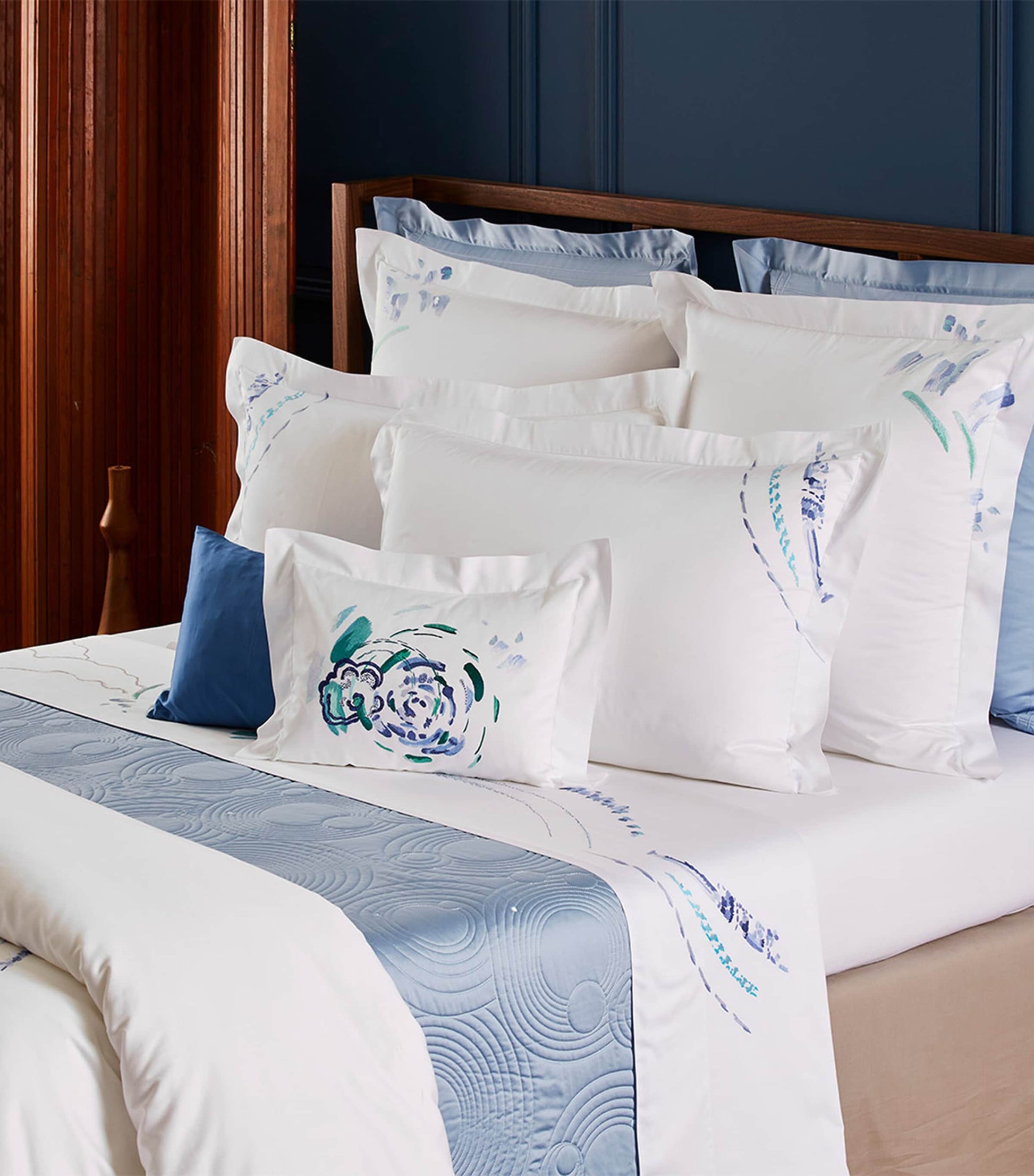 Yves Delorme Couture Abysses Super King Duvet Cover (260cm x 220cm)