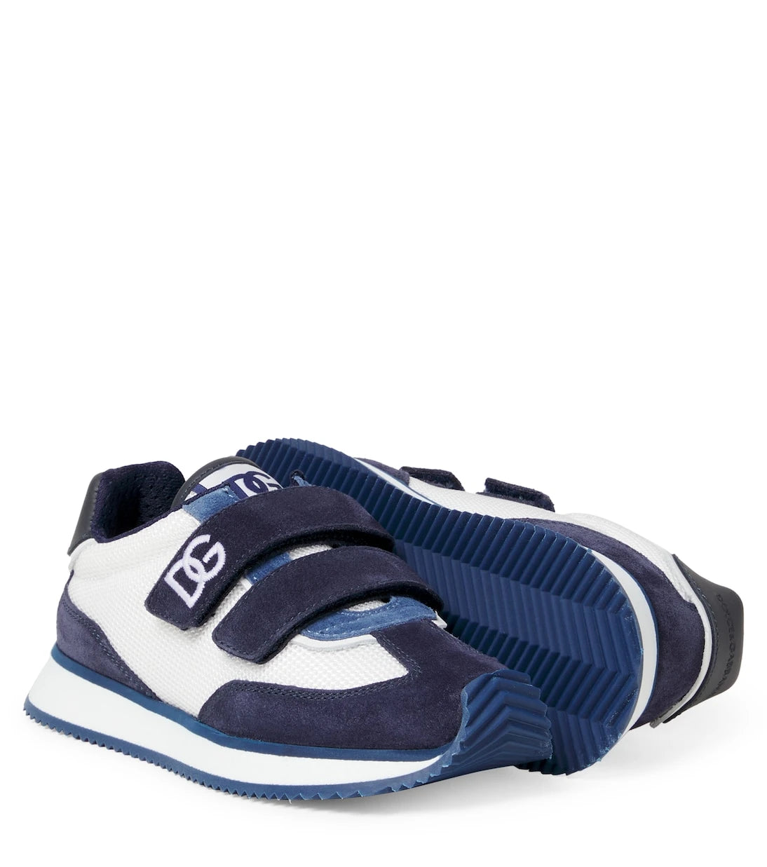 Dolce&Gabbana Kids - DG suede-trimmed sneakers
