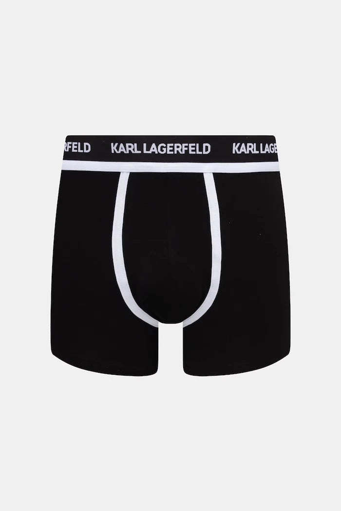 Karl Lagerfeld pamuklu elastan erkek boxer 3'lü