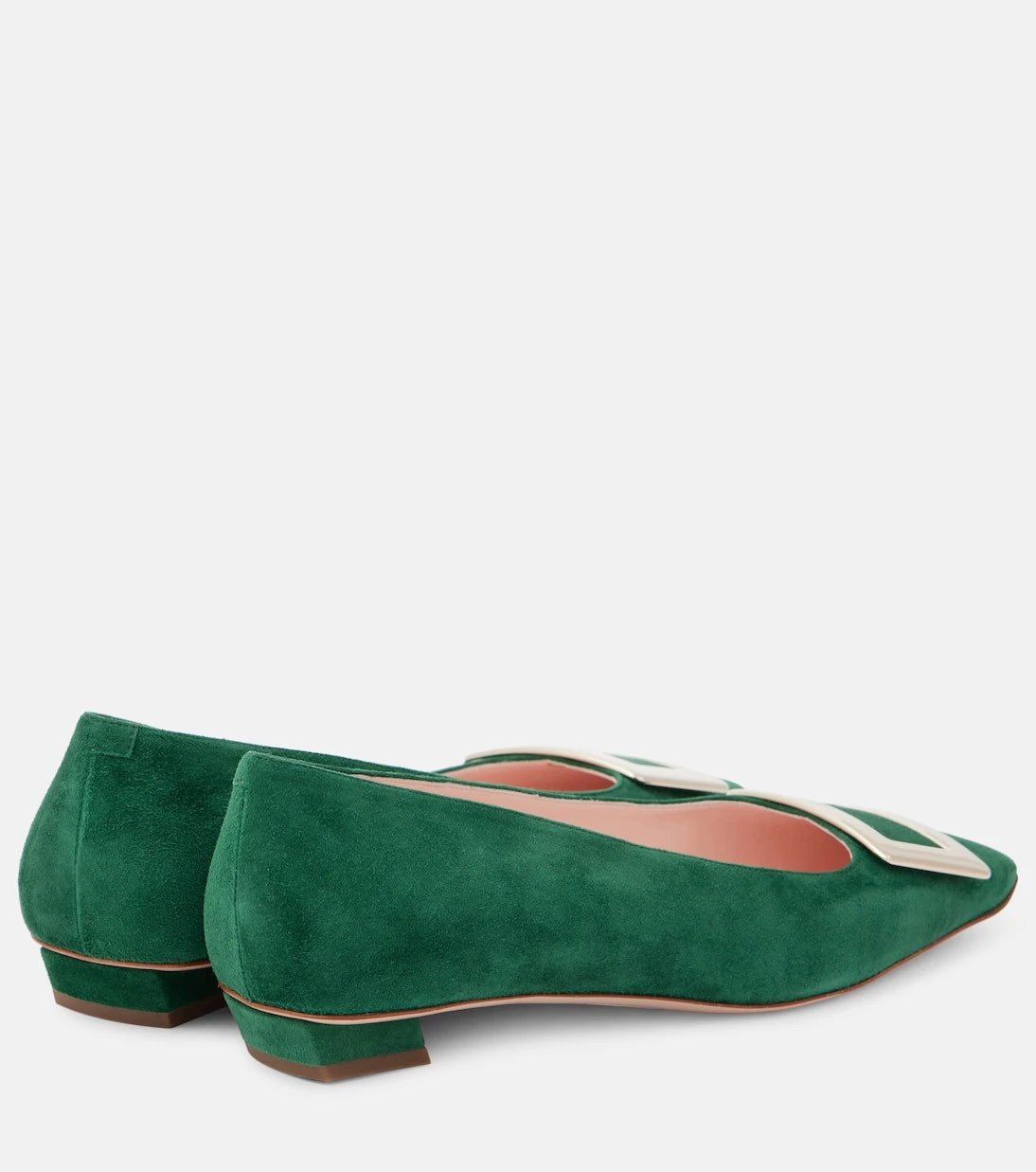 Roger Vivier - Belle Vivier 25 suede pumps