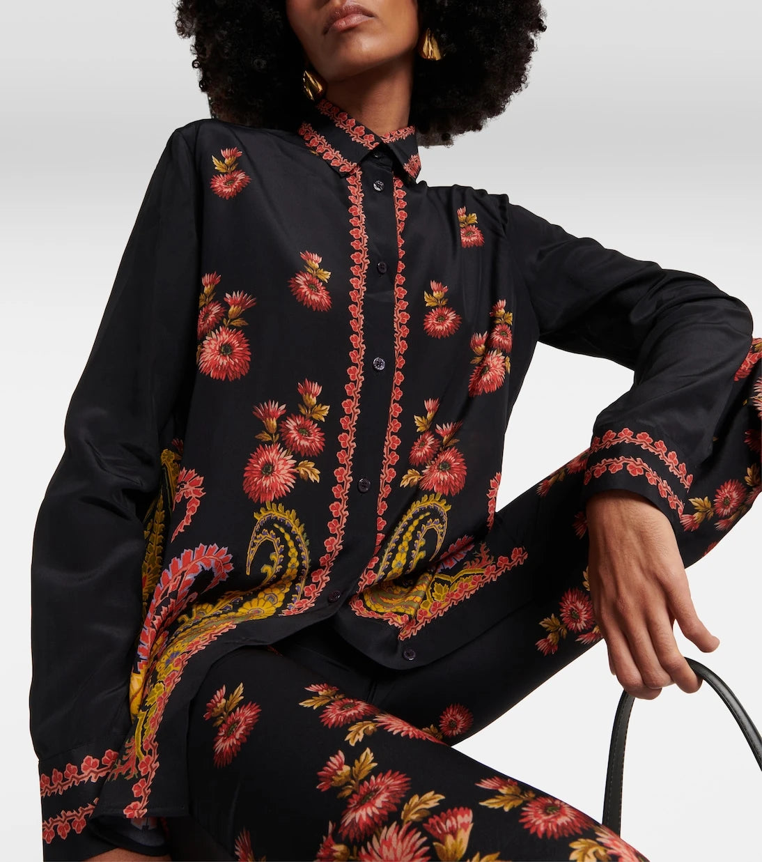 Etro - Paisley silk blouse