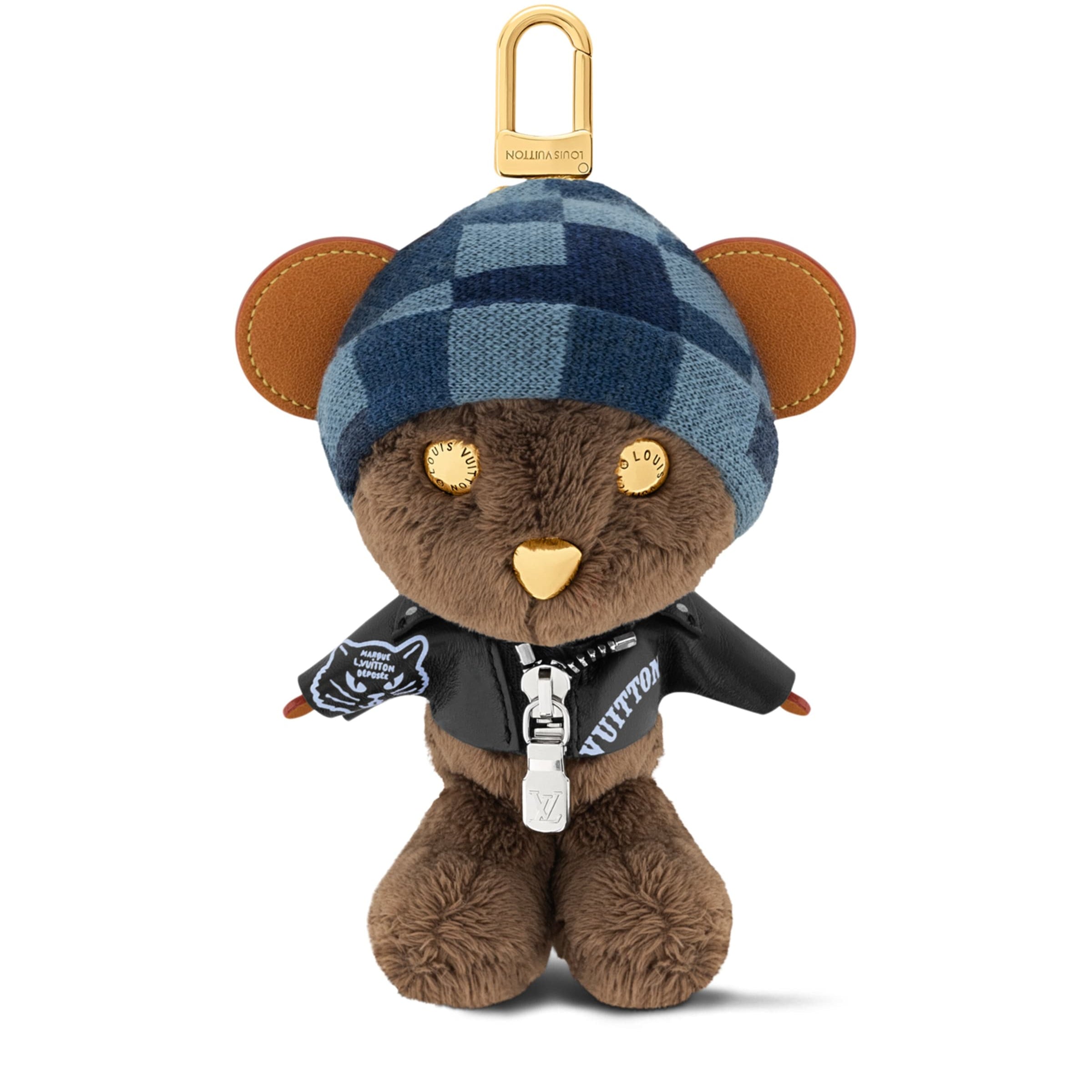 Louis Vuitton Black Louis Bear Bag Charm