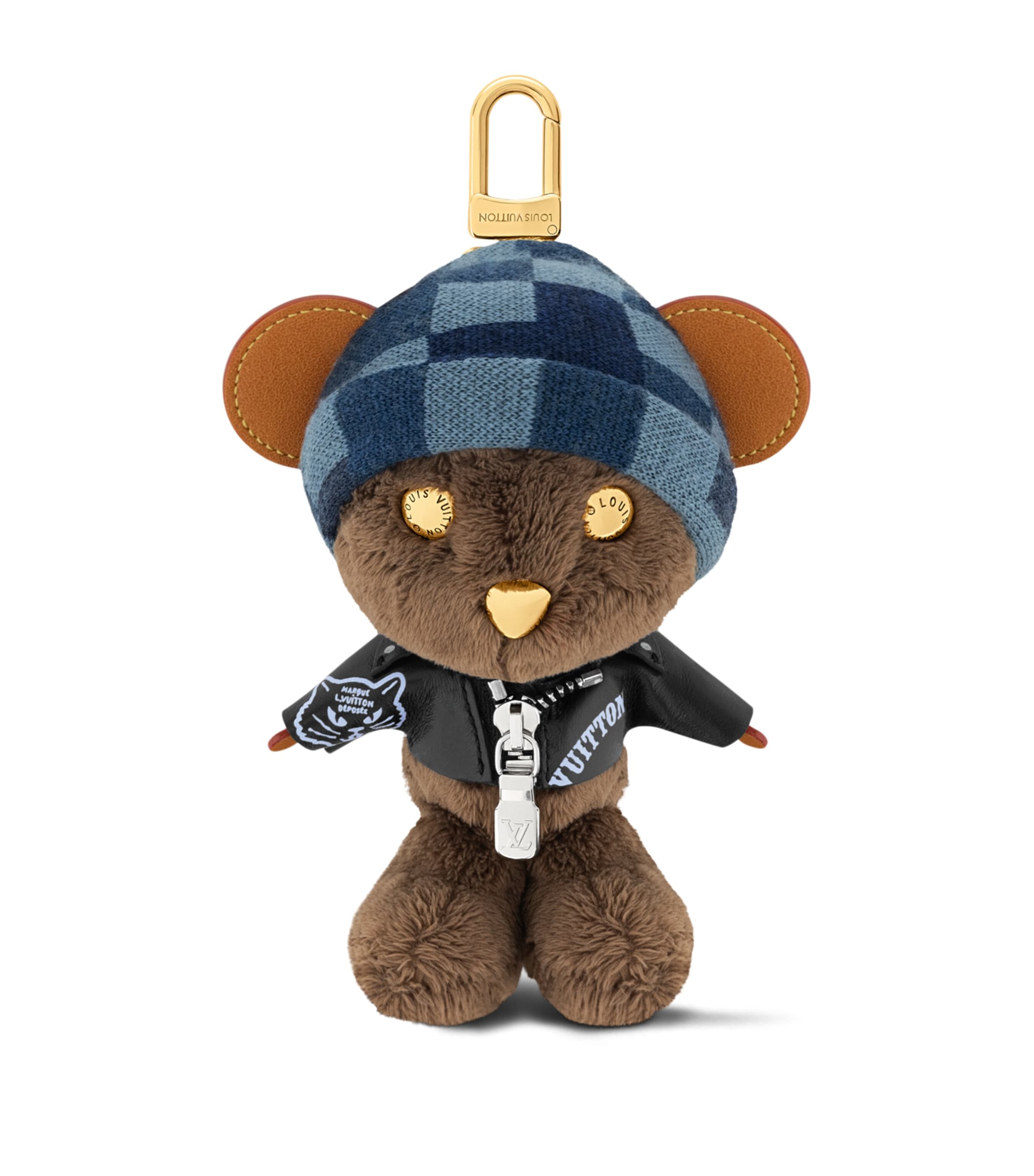Louis Vuitton Black Louis Bear Bag Charm