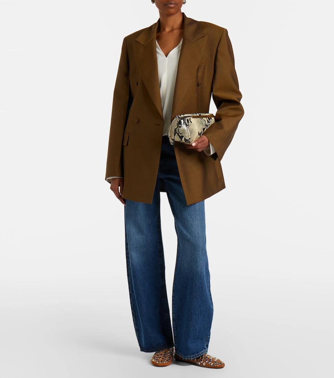 Frame - The Bow barrel-leg jeans