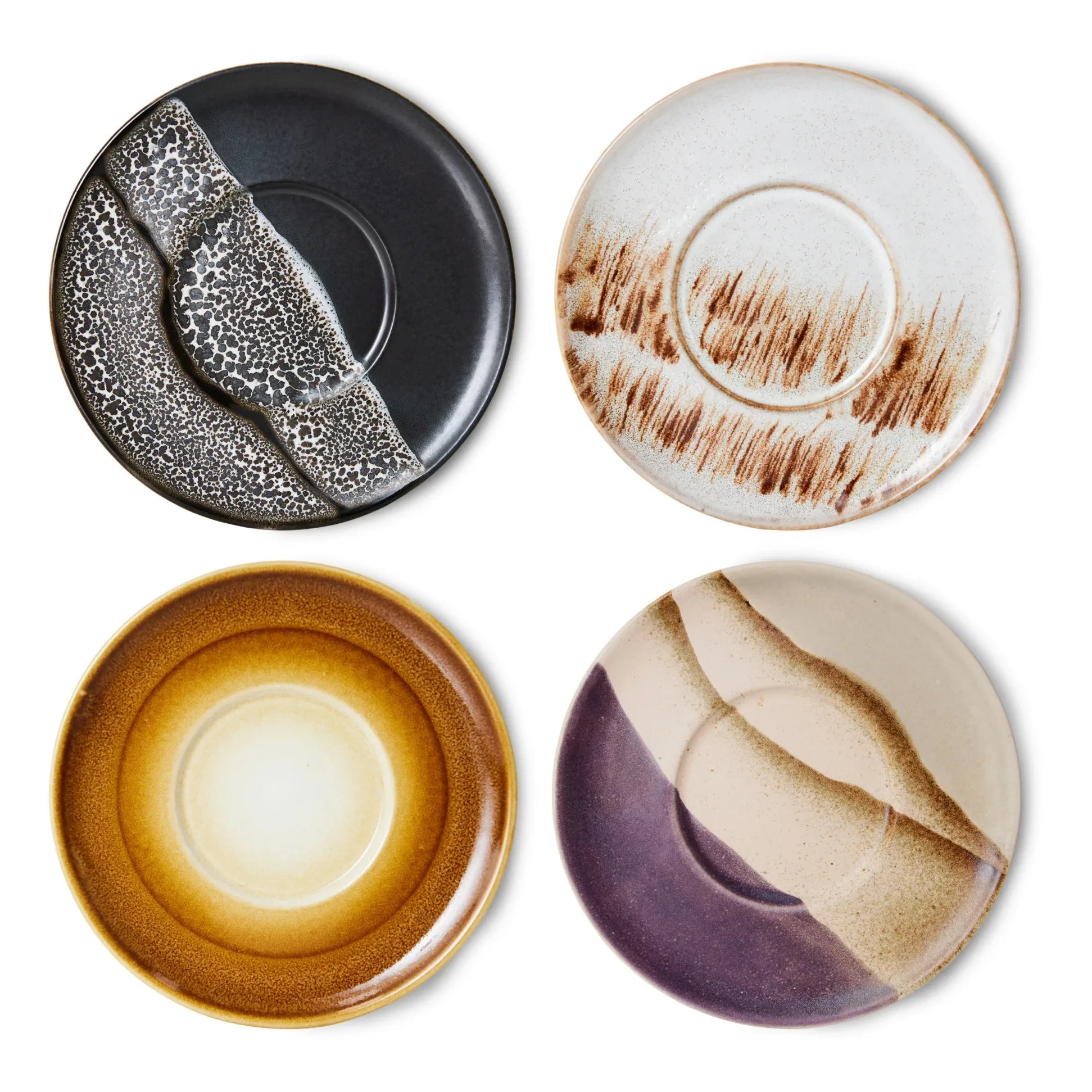 HKliving - 70s Saucers - Set of 4