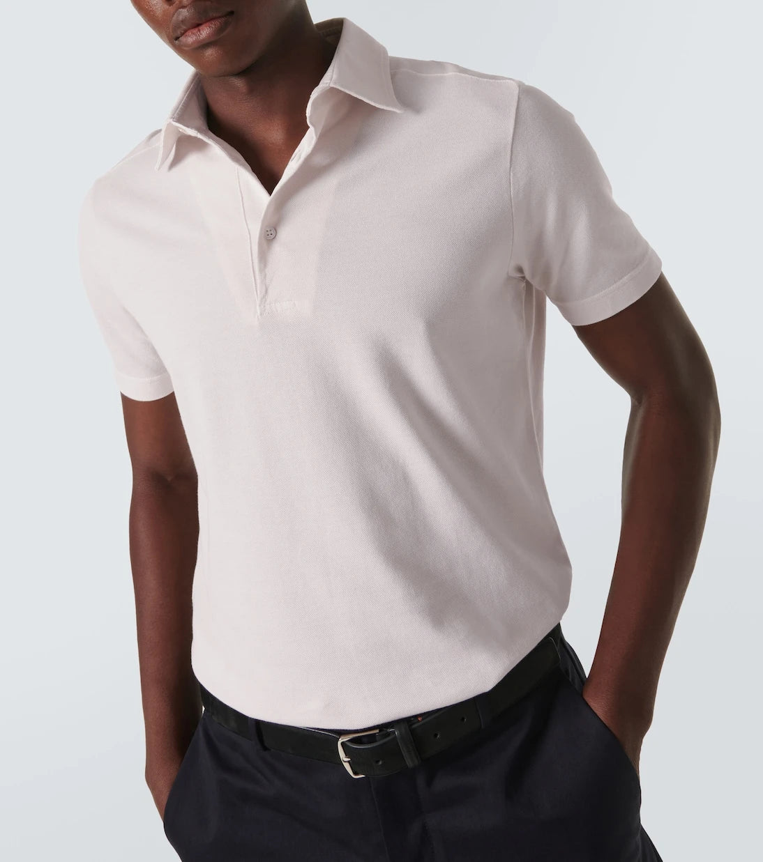 Loro Piana - قميص بولو قطني