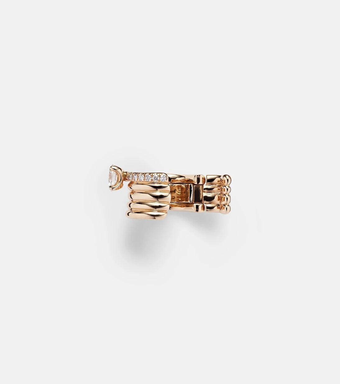 Repossi - Blast 18kt rose-gold ear cuff with diamonds