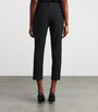Theory Black Good Wool Cropped Treeca Trousers