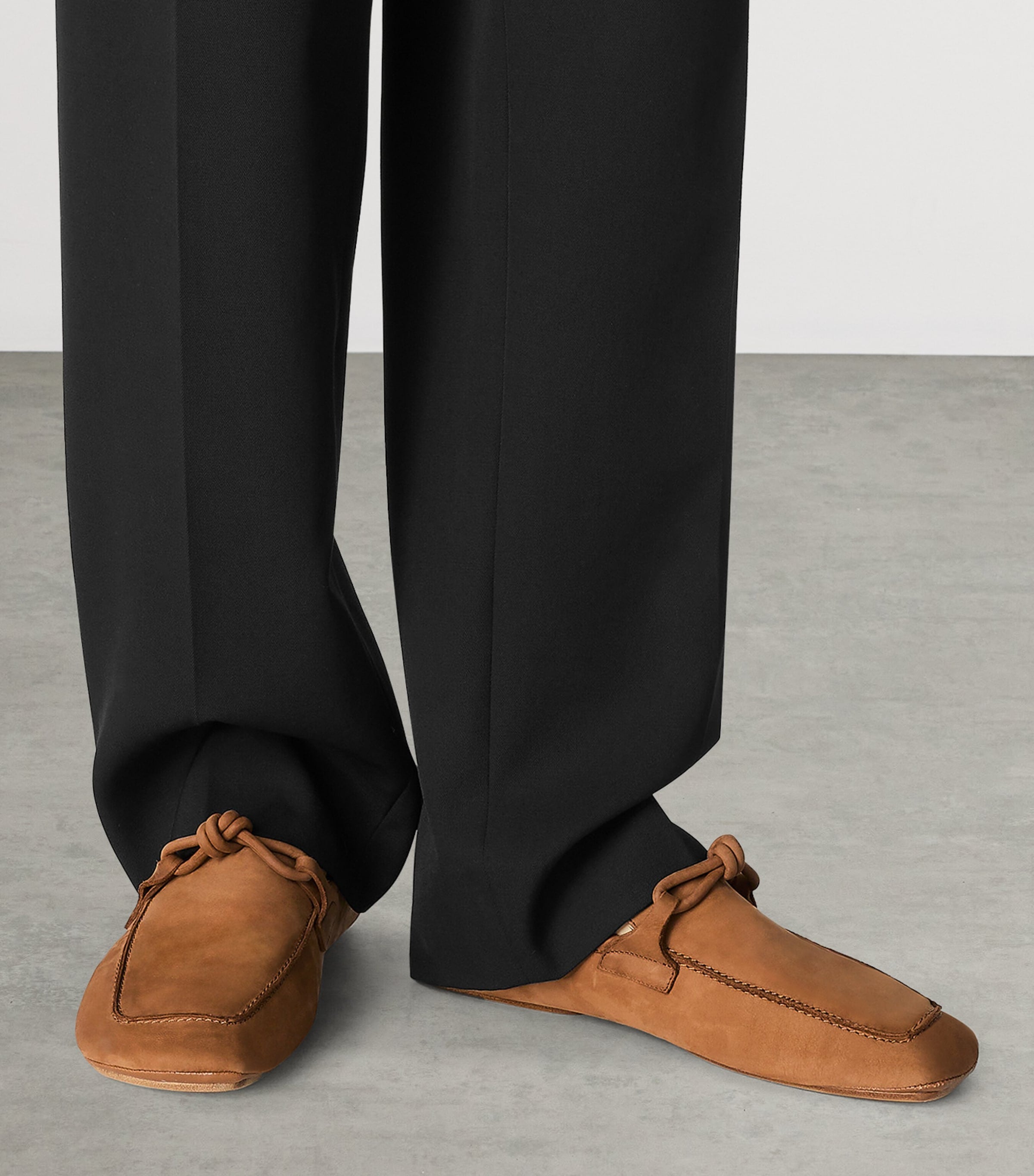 Bottega Veneta Nubuck-Leather Daddy Loafers