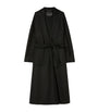 Marina Rinaldi Black Cashmere Longline Wrap Coat