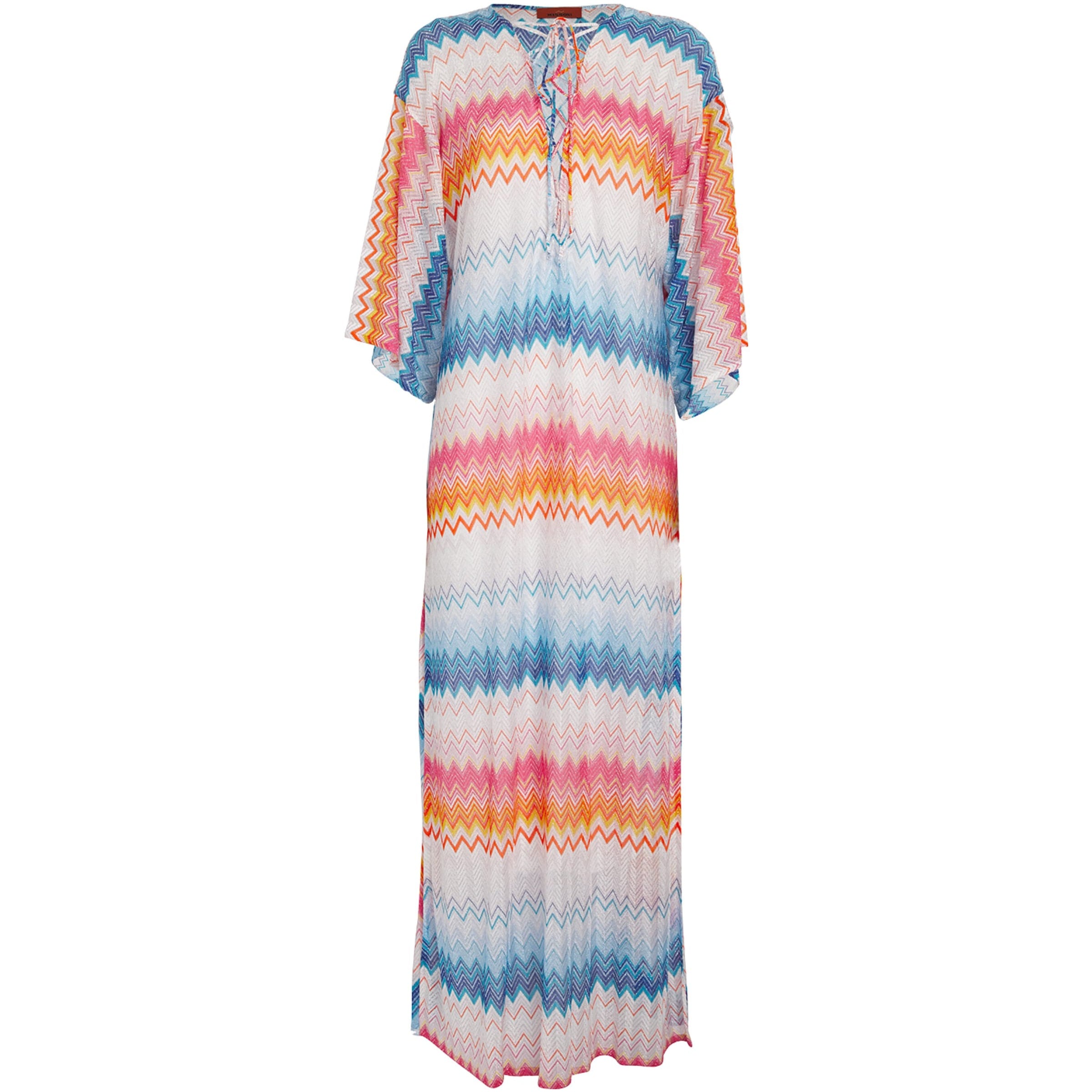 Missoni Multi Zigzag V-Neck Kaftan