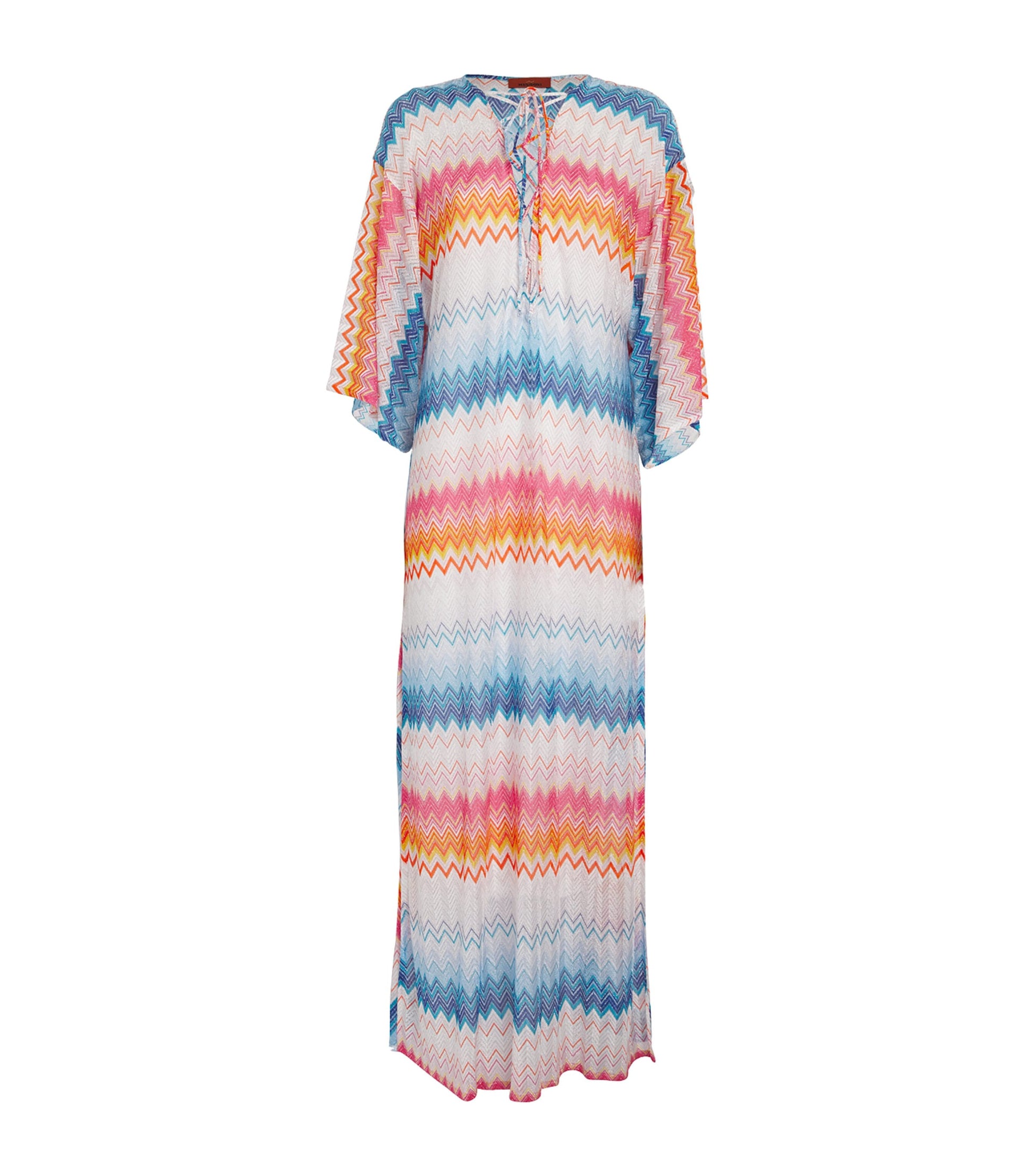 Missoni Multi Zigzag V-Neck Kaftan