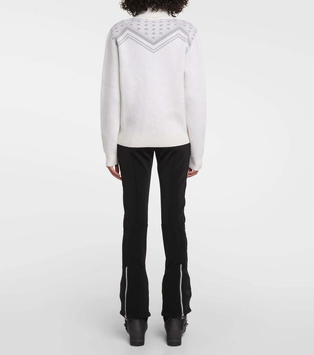 Jet Set - Wool intarsia turtleneck sweater