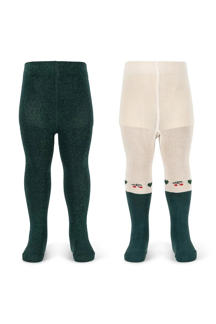 Детски чорапогащи Konges Sløjd 2 PACK LUREX TIGHTS (2 чифта)
