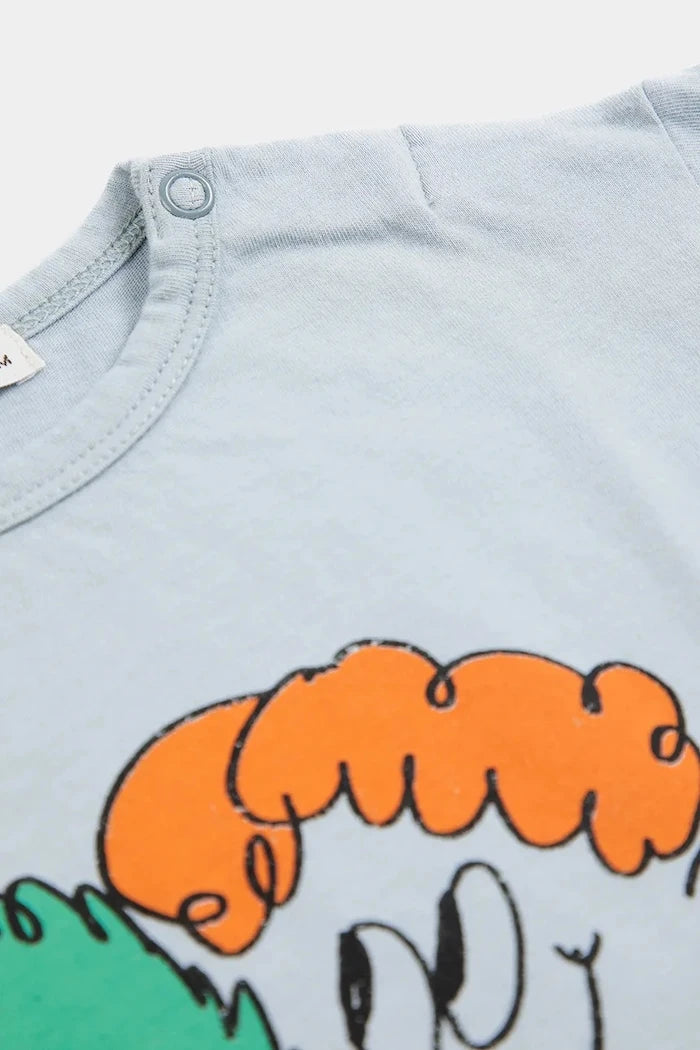 Bobo Choses Bebek Pamuk Uzun Kollu Bluz Hug Hairy Monster
