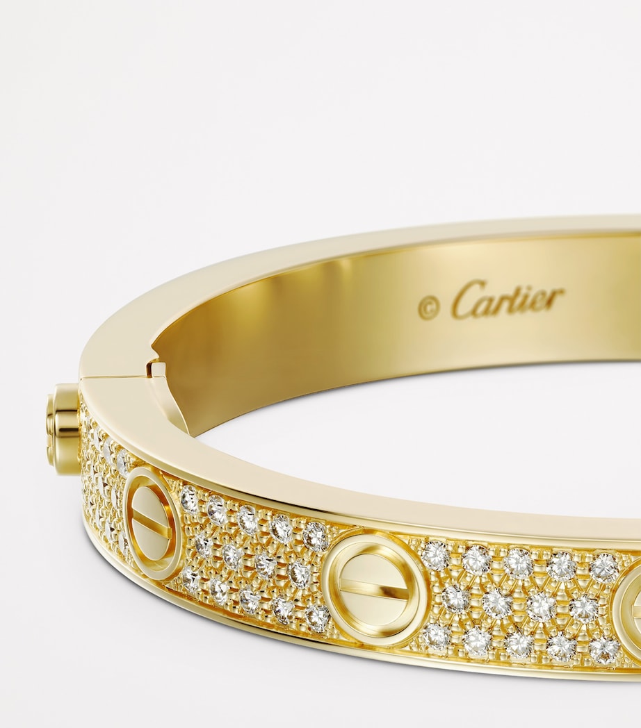 Cartier Yellow Gold and Diamond LOVE Bracelet
