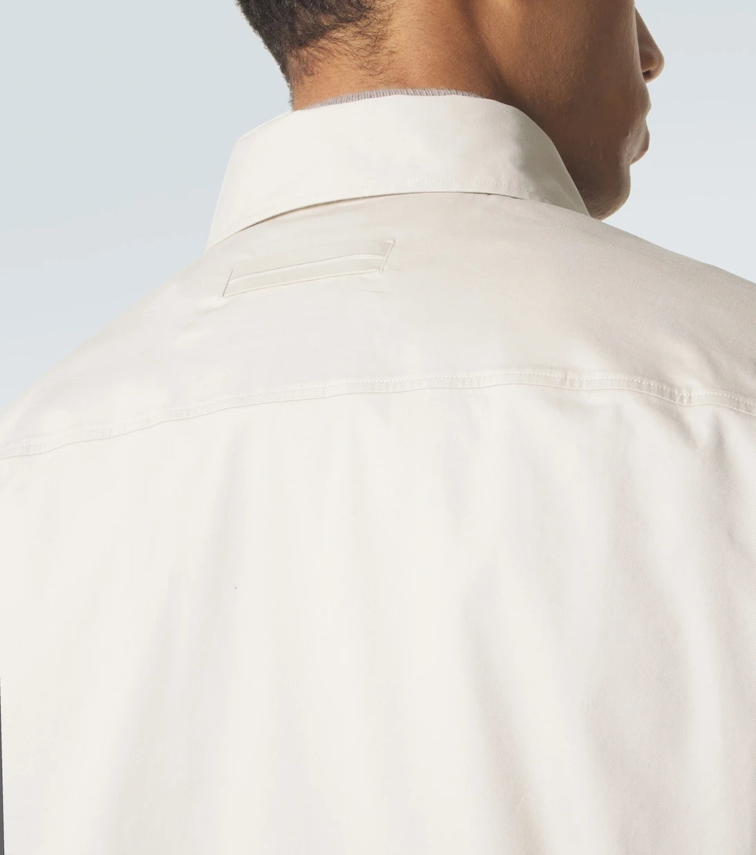 Zegna - قميص علوي من مزيج القطن