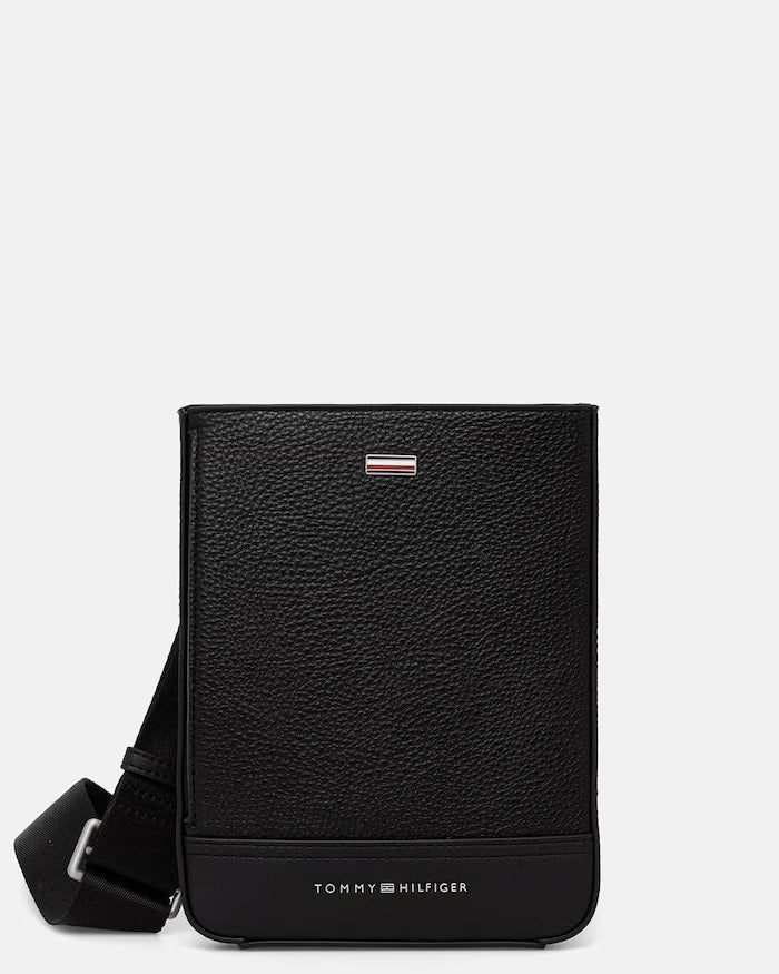 Tommy Hilfiger erkek suni deri omuz çantası