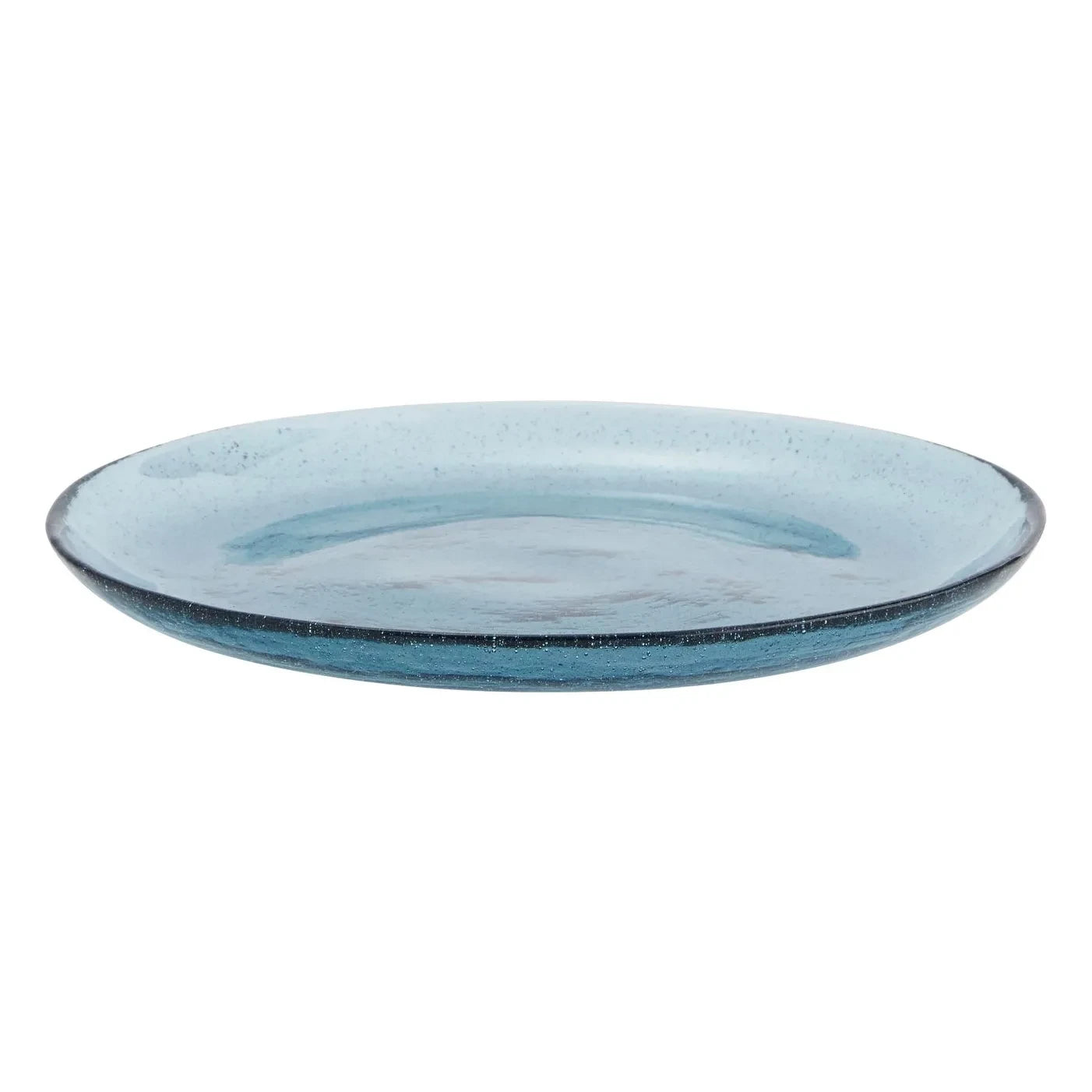 Madam Stoltz - Colored glass plate | Blue
