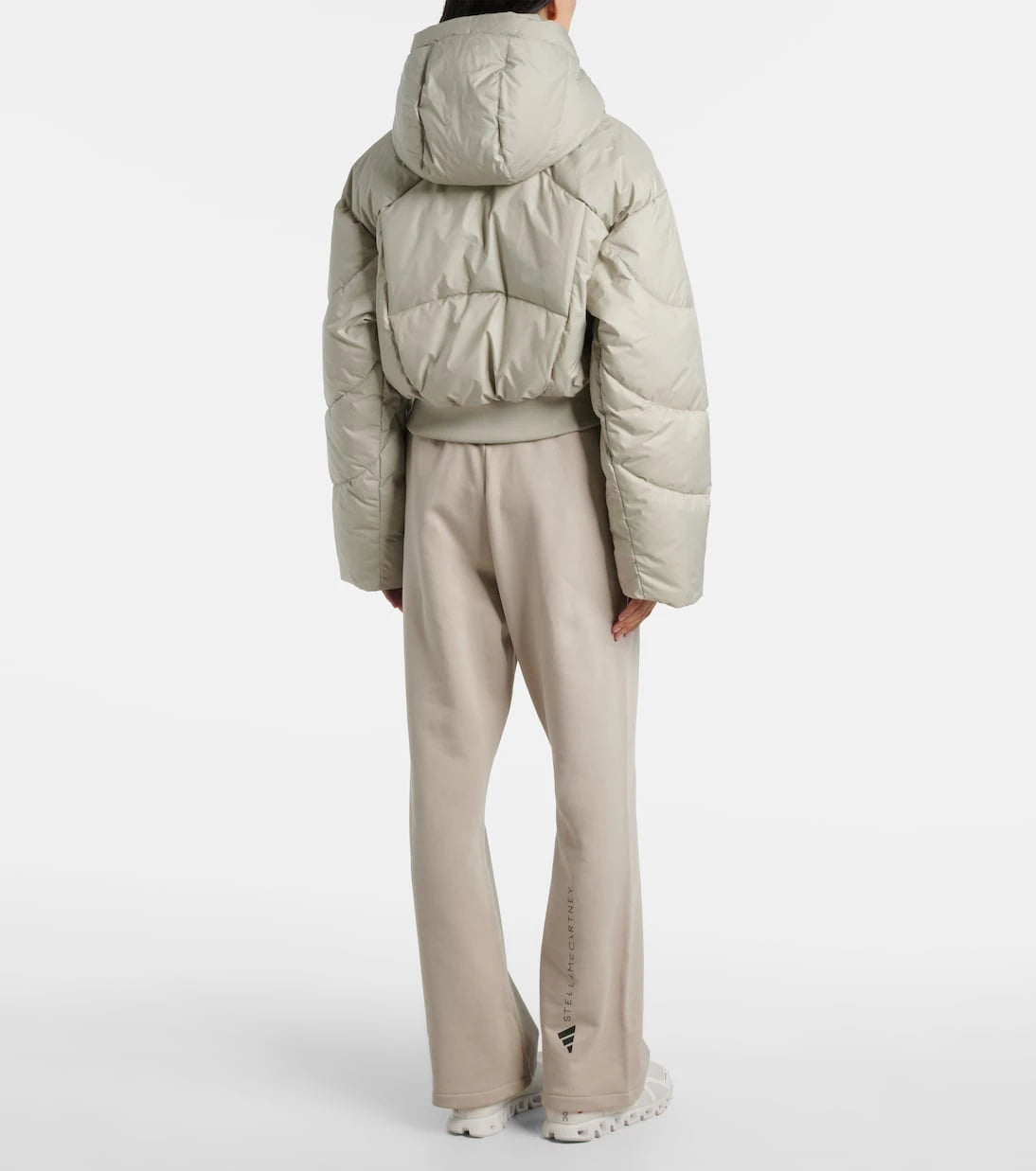 Adidas by Stella McCartney - Quilted cropped puffer jacket