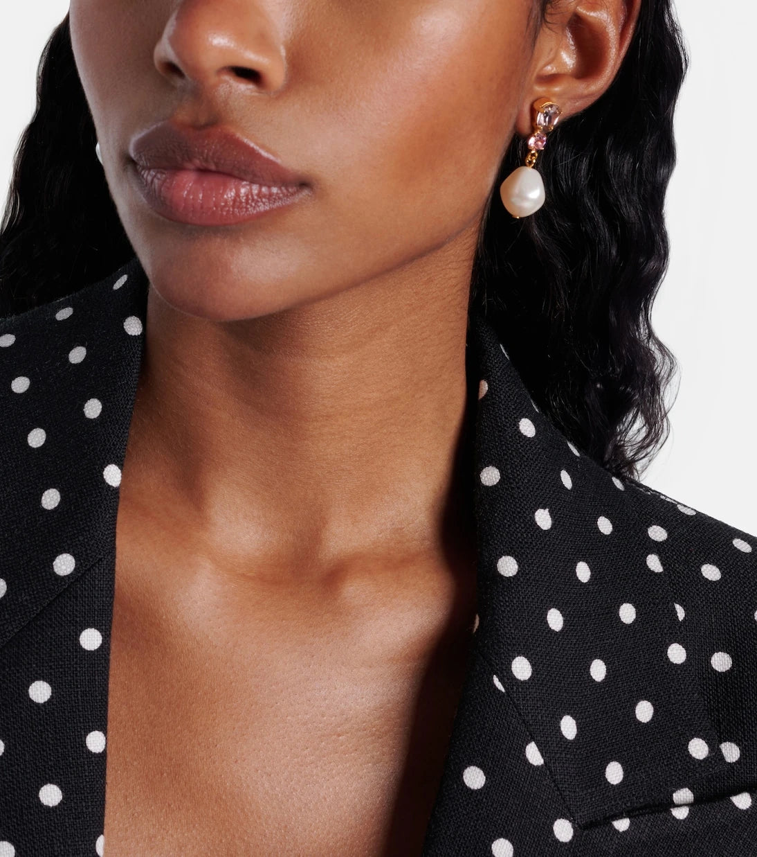 Jennifer Behr - Kristina gold-plated drop earrings