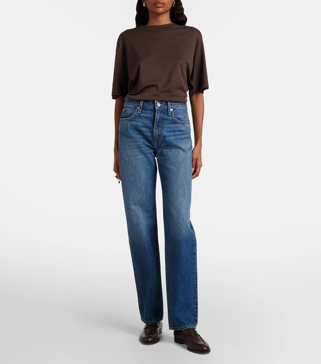 Slvrlake - Kendra faded straight jeans