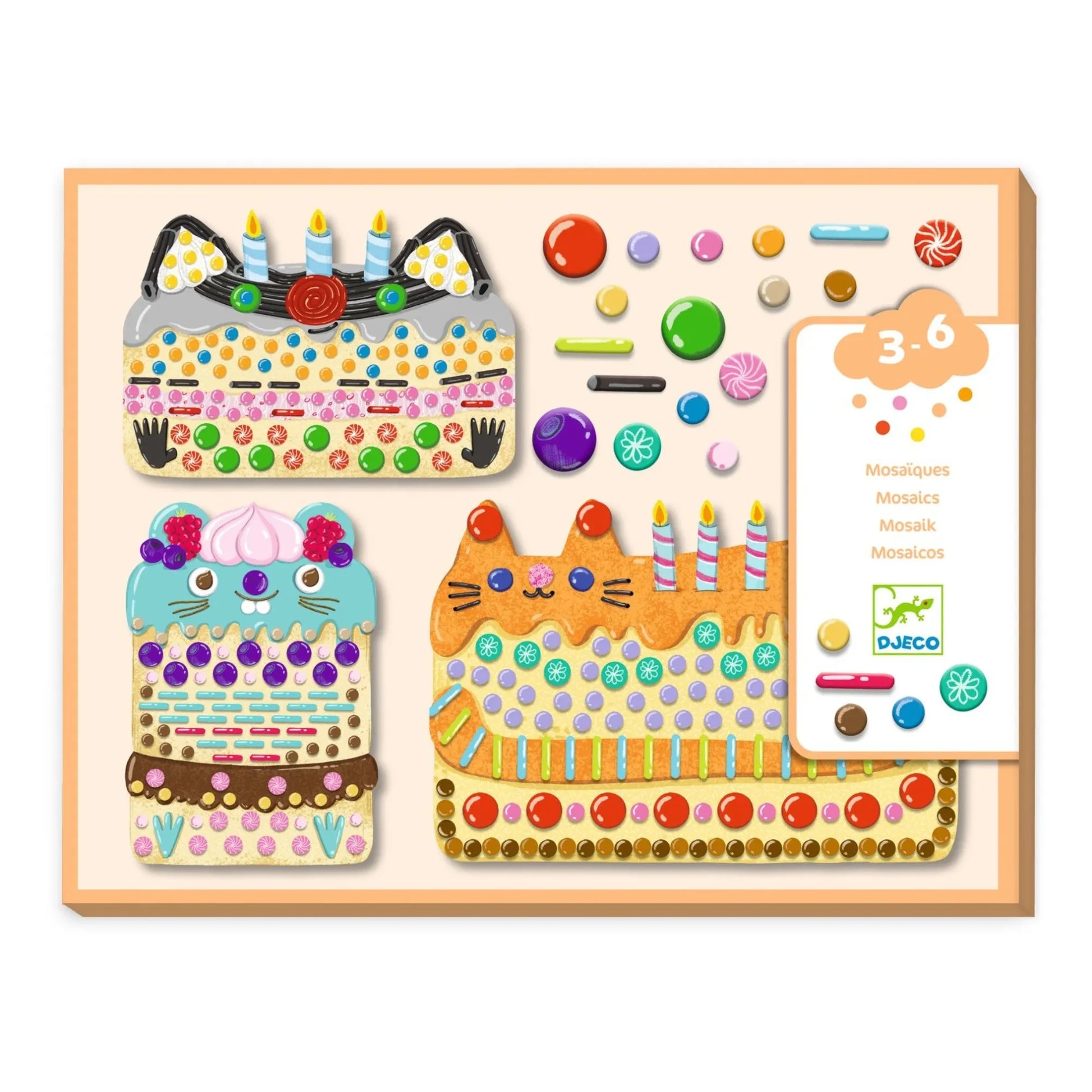 Djeco - Cakes and Bombecs collages