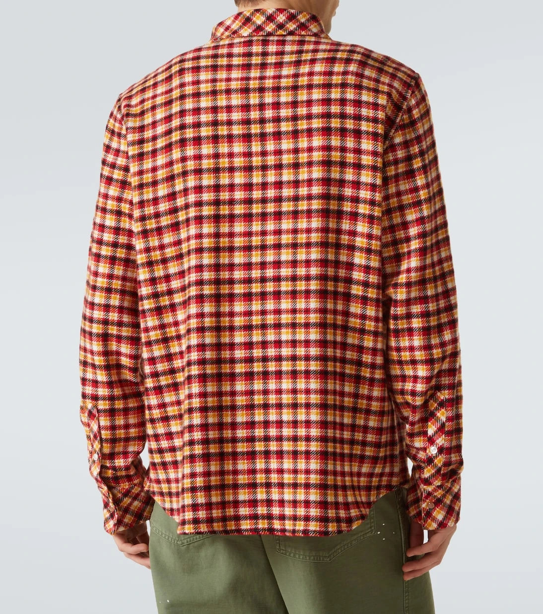 God's True Cashmere - Time plaid cashmere shirt