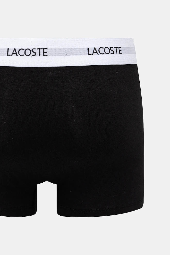 Lacoste erkek pamuklu elastan dar kesim boxer 3'lü
