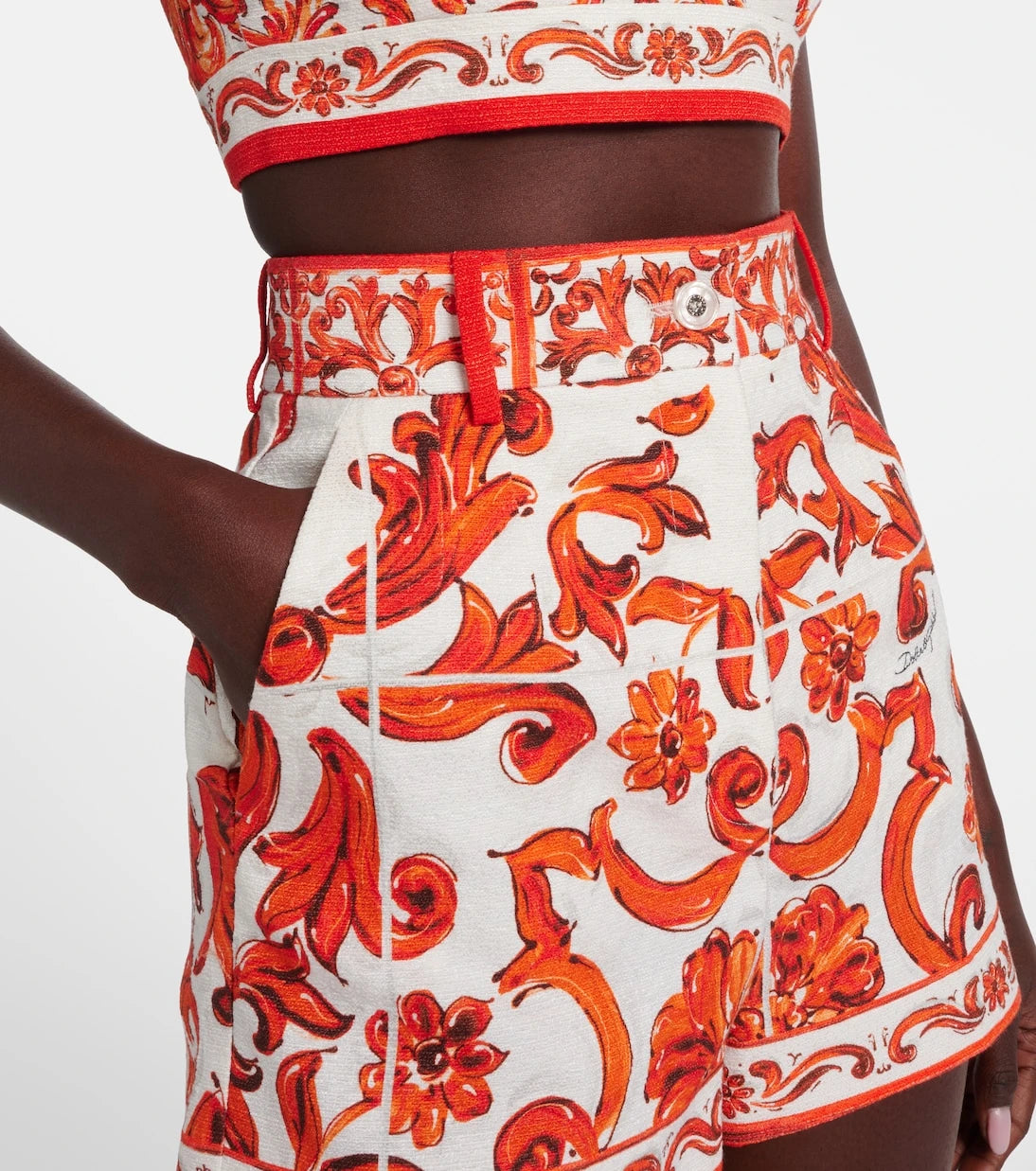Dolce&Gabbana - Majolica printed shorts